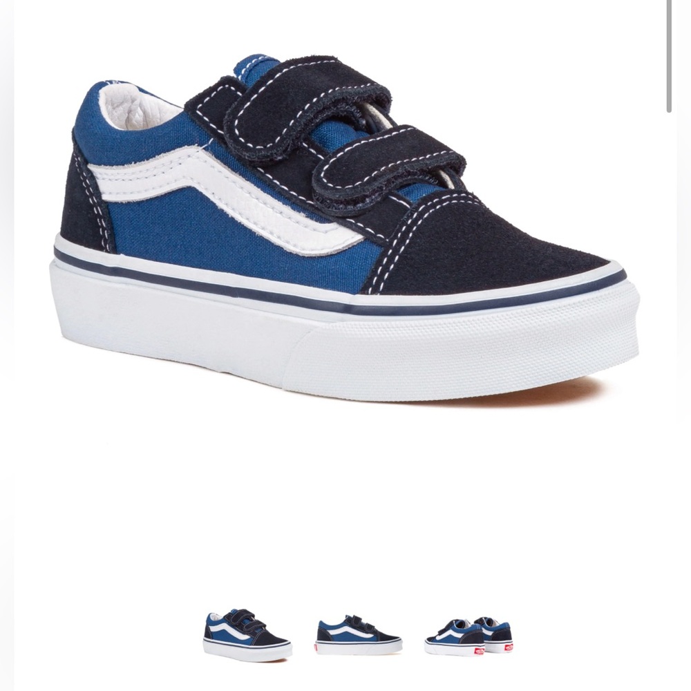 VANS - TODDLER OLD SKOOL V SHOES | BLUE
